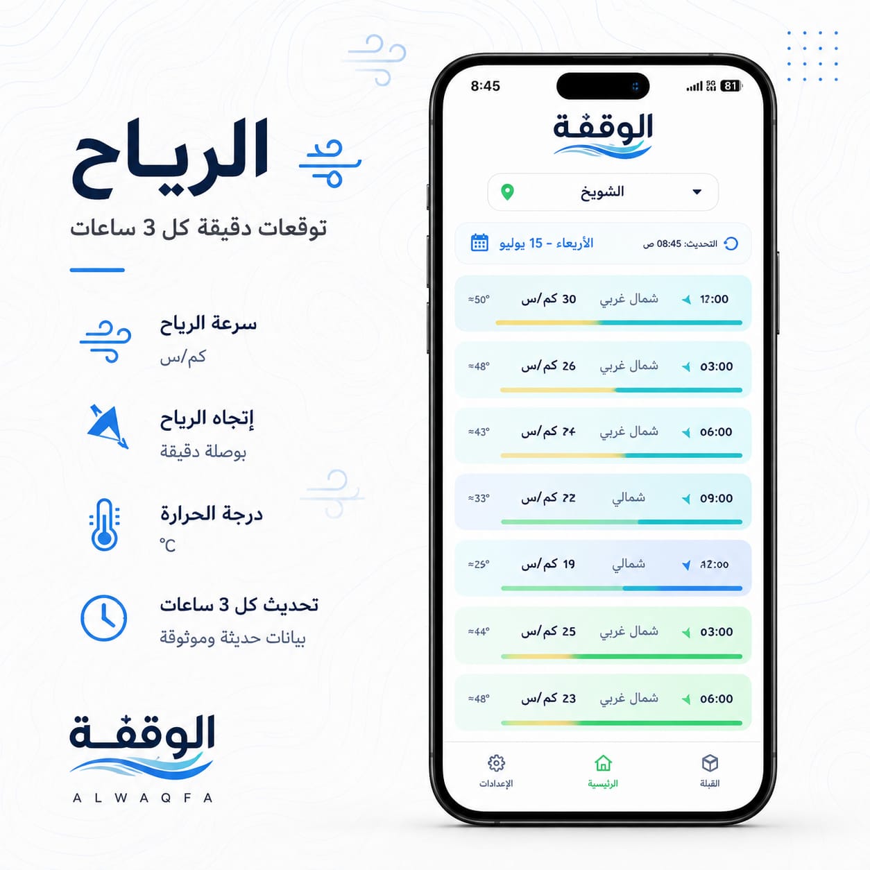 الرياح — الوقفة / Wind — Alwaqfa